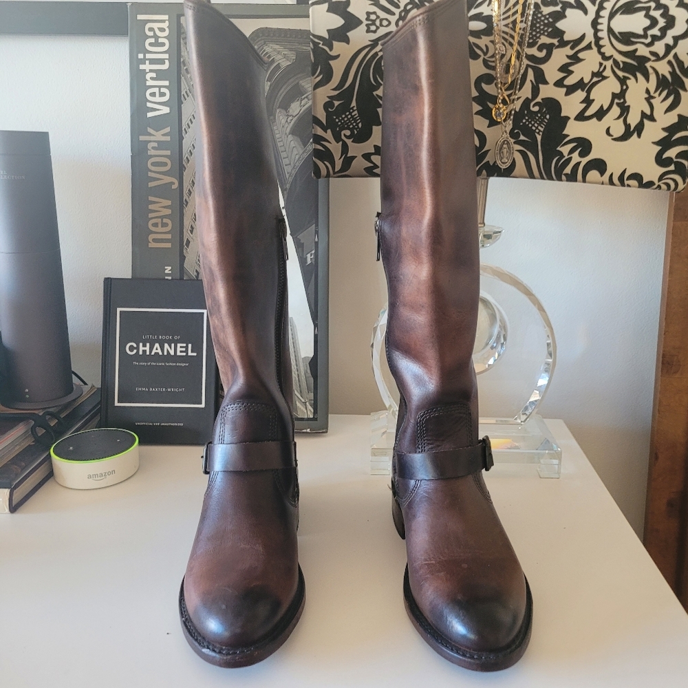 FRYE Brown Leather Boots - Picture 5 of 15